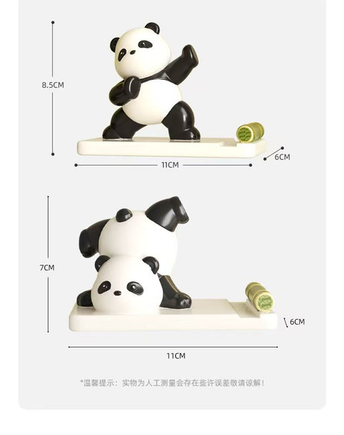 Adorable Chinese Panda Phone Holder – Cute Desk Stand & Decorative Shelf Decor for Home/Office